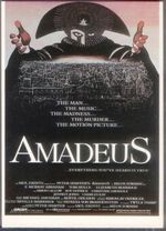 Modern FILM POSTER Postcard: AMADEUS (F Murray Abraham). Free UK Postage