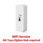 Tuya Wifi Zigbee Temperature Humidity Sensor Smart Home Indoor Hygrometer APP Mo