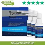 Regaine For Men Extra Strength Scalp Solution - Triple Pack (3 x 60ml) ⭐⭐⭐⭐⭐