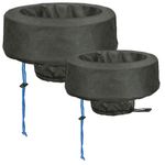 Round Floating Fish Pond Plant Island Basket For Margininal Plants 35cm Diameter