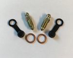 2 x Rear Caliper Bleed Nipples for GSF600 GSF1200 Bandit GSX-R Hayabusa