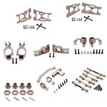 Aluminum Metal DIY Upgrade Parts Champagne For MJX 1/7 Scale 7303 Rc Rally Car