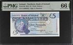 Gem UNC 5 pounds 2013 Bank of Ireland P-86 66 EPQ Northern Ireland CONSECUTIVE