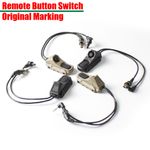 Tactical Axon Dual Function Pressure Remote Switch Button For PEQ DBAL M600 M300
