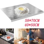 Stainless Steel Kitchen Cutting Chopping Board Dough Board Meat Bread Worktop