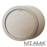 MDF Circle Artboard Canvas Hanging Board Painting Resin Mosaic Craft MIAMA