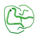 Green For Ford Focus Mk2 ST225 Silicone Radiator Coolant & Header Tank Hose Pipe