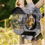 USED Roamwild PestOff XL Bird Butter, Suet Ball, Block, Feeder Antique Plat USED