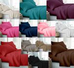 500 THREAD COUNT LUXURY 100% EGYPTIAN COTTON EXTRA DEEP FITTED SHEETS ALL SIZES