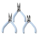 3 Pcs Jewellery Making Pliers Set - Chain, Round Nose and Wire Cutters Versatile