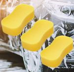 6 Jumbo Car Wash Sponges Car Washing Shampoo Sponge Soft Cleaning Valet Car Care