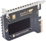 Aquacomputer kryoM.2 evo PCIe 3.0/4.0 x4 adapter for M.2 NGFF PCIe SSD, black