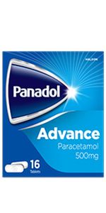 Pandol Advance Tablets 16 Relief Muscular Body Aches