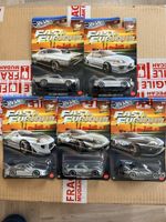 Hot Wheels Silver Series Fast And Furious 25th Anniversary Set Brand New 2026