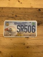 Vintage Kentucky - Farm - US Car License Plate SR506