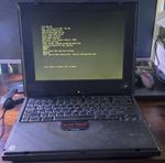 IBM 2626 Vintage Laptop With Charger And IBM Briefcase