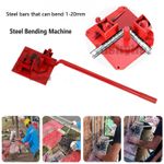 Manual Steel Bar Bender Rebar Bender Portable Construction Building Bending Tool