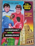 FA CHARITY SHIELD PROGRAMME 1988 Liverpool v Wimbledon VGC
