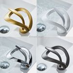 Creative Design Brass Waterfall Bathroom Basin Sink Mixer Tap Single Hole Faucet