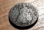 WILLIAM & MARY FARTHING 1694