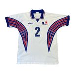 France Vintage 1992 Olympics Patte Volleyball National Team Shirt Jersey Asics L