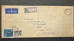 1968 Rhodesia Registered Airmail Cover - Salisbury to Midland Bank Ldn - UDI Era