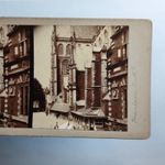Haarlem Stereoview C1900 Real Photo Holland The Cathedral And Square