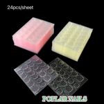 Adhesive Nail Tabs Press On Sticker Sticky Jelly Transparent Double Side Clear