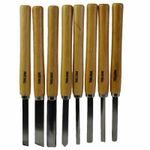 8pc Wood Carving Turning Chisels Woodworking Lathe Carpentry Gouge Skew