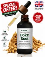 Gutted Organic Poke Root Castor Oil Herbal Detox Massage Cold Pressed Lymphatic