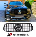 For Mercedes GLE Class W167 Gloss Black PANAMERICANA GT GTR Grille Grill 19+!