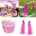Girls Bicycle Bowknot Shopping Front Basket Childs/Childrens/Kids Bike/Cycle