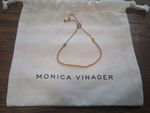 Monica Vinader Corda Chain Friendship Bracelet 18k Gold Vermeil RRP £139