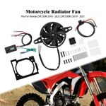 Motorcycle Radiator Cooling Fan Kit For Honda 2018-2021 CRF250R 2019-21 CRF250RX