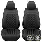 FOR VW GOLF MK7 (2013-2020) - PREMIUM FAUX LEATHER FRONT SEAT COVERS PAIR