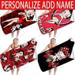 3D Betty Boop Bath Towel Beach Microfiber Towel Turt 75*150cm Kids Gifts UK