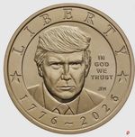 PRESALE - Semiquincentennial President Donald J. Trump 2026 $1 coin 