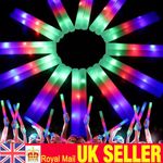 20-330X LED Foam Glow Sticks Multi-Color Flashing Long Lasting for Party