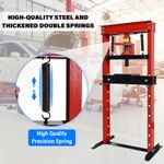 12T Industrial Floor Hydraulic Workshop Frame Press Garage Standing Bench Press