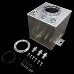 1.5 Litre Swirl Pot/Tank to fit Bosch 044 Type Fuel Pump, Polished Aluminium