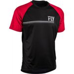 Fly Racing Action Cycle T-Shirt Cycling Tee Bicycle Black Red