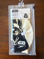 Speedo Star Wars Darth Vader Print Swimming Cap Black White Adults