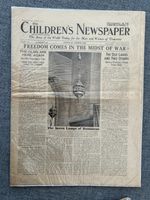 THE CHILDRENS NEWSPAPER SEVEN LAMS DAMASCUS 7th NOVEMBER 1936 VINTAGE NEWSPAPER