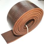 3.5mm Thick Italian Grainy Veg Tan Leather Belt Straps Brown 152cm  60" inch