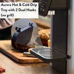 Aurora Hot & Cold Drip Tray Assembly with 2 Dual Hooks, AUR001, Spare Part