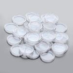 5 x Plastic Coin Capsules (28mm for £2 coins)