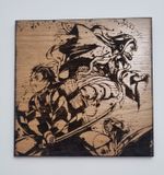 Demon Slayer Anime Wooden Wall Art