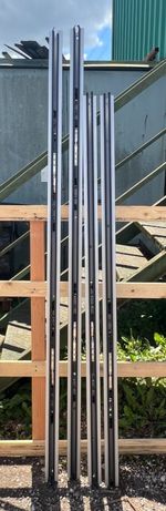 Genuine Mercedes Vito V-Class W447 Floor Rails Set of 4; 2x 7ft + 2x 6ft