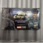 2025 Topps Chrome 🔥Marvel Studios Hobby Box ✅Factory Sealed✅