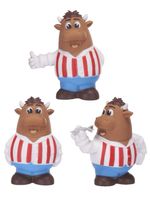 BULLSEYE DARTS TV SHOW BULLY 5" SQUISHY ANTI-STRESS TOY FIGURES (SET OF 3) BNWT